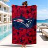 New England Football Team Logo Beach Towel, Quick-drying, Easy to Care for, Suitable for Both Fitness and Beach Vacations,Sports Essential