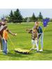 2.8m Portable Folding Badminton Net Set with 4 Badminton Rackets