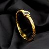 Unique Roman Letter Bangle Fashionable Engraved Love Wristband Handmade Gift for Her Trendy Women Wrist Accessories