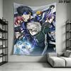 BlueLock Wall Tapestry Aesthetic Wall Hanging Printed Fabric Blanket Decorative Tapestries for Bedroom Living Room Home Decor