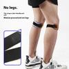 GOUNOD H15 1Pc Sports Compression Knee Strap Double Layer Cowhide Leather Patella Support for Running/Cycling