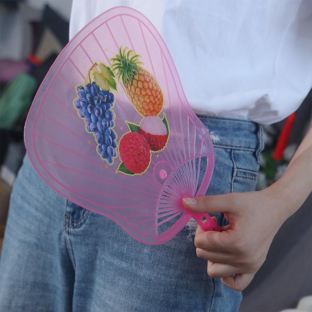 Ventilatore Creativo Carino per Bambini Cartone Animato Portatile a Mano Leggero Plastica Stampata Ventilatore Regalo Festa