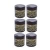 Solar Lantern Outdoor Garden Light Decorative Patterned Metal Housing Waterproof LED Lighting for Patio Pathway Yard Landscape