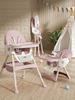 Foldable Portable Baby High Chair with Wheels - Adjustable & Modular Dining Seat for Children