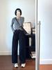 Flattering Slim-Fit High Waist Jeans for Women - Spring/Autumn 2026, Korean Style, Versatile Loose Banana Pants