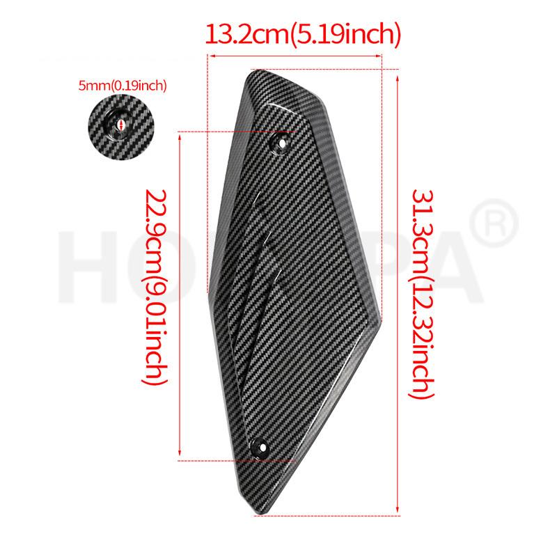 Motorcycle Frame Side Panel Cover Protective Intake Pipe Protector Shell for Honda CB650R CBR 650R    C