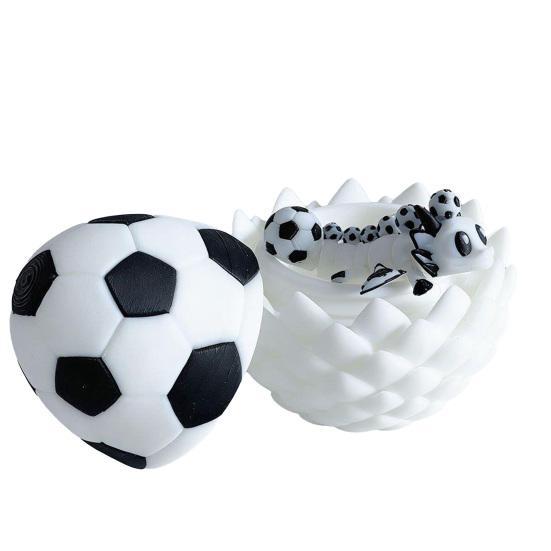 3D Printed Dragon Egg with Mini Dragon Inside, Collectible Articulated Winged Dragon Fidget Toy, Sports Ball Theme Stress Relief Toy