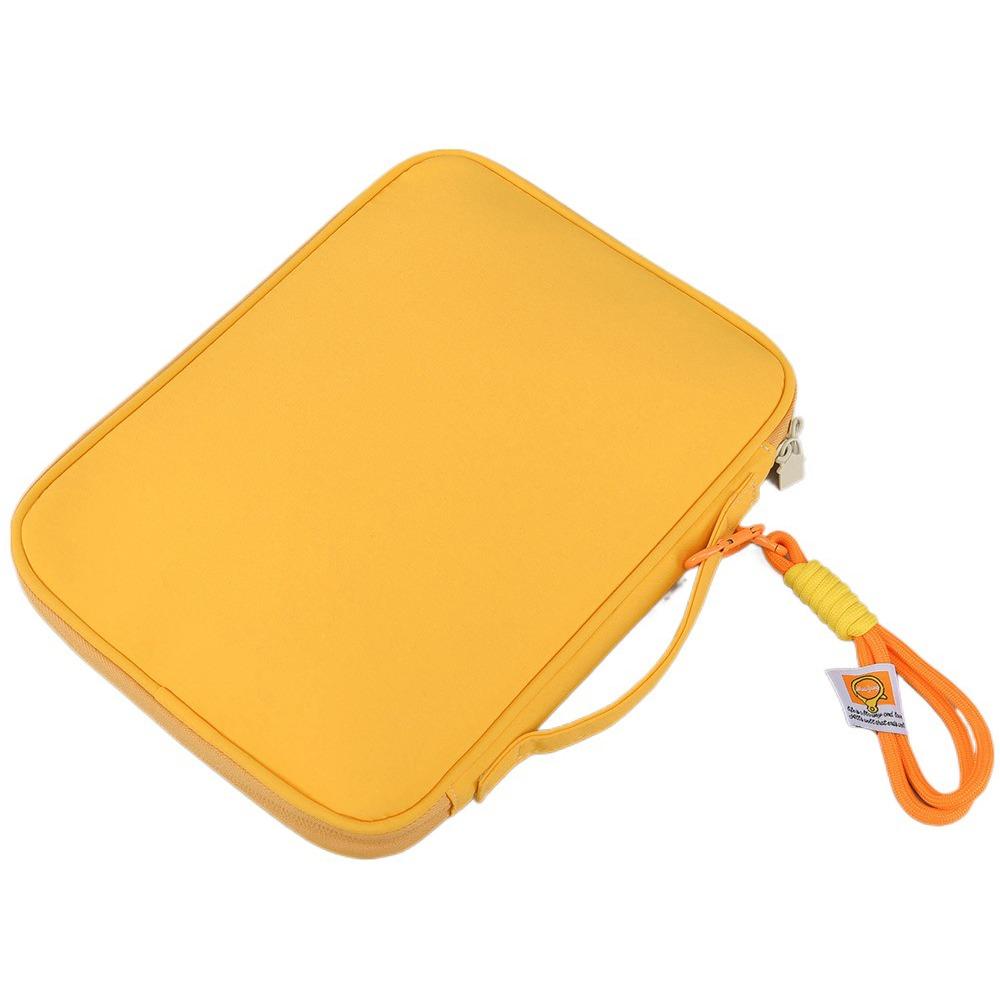 

Portable Computer Handbag Shockproof Computer Storage Bag High-capacity Tablet Carring Case Office S помаранчевий