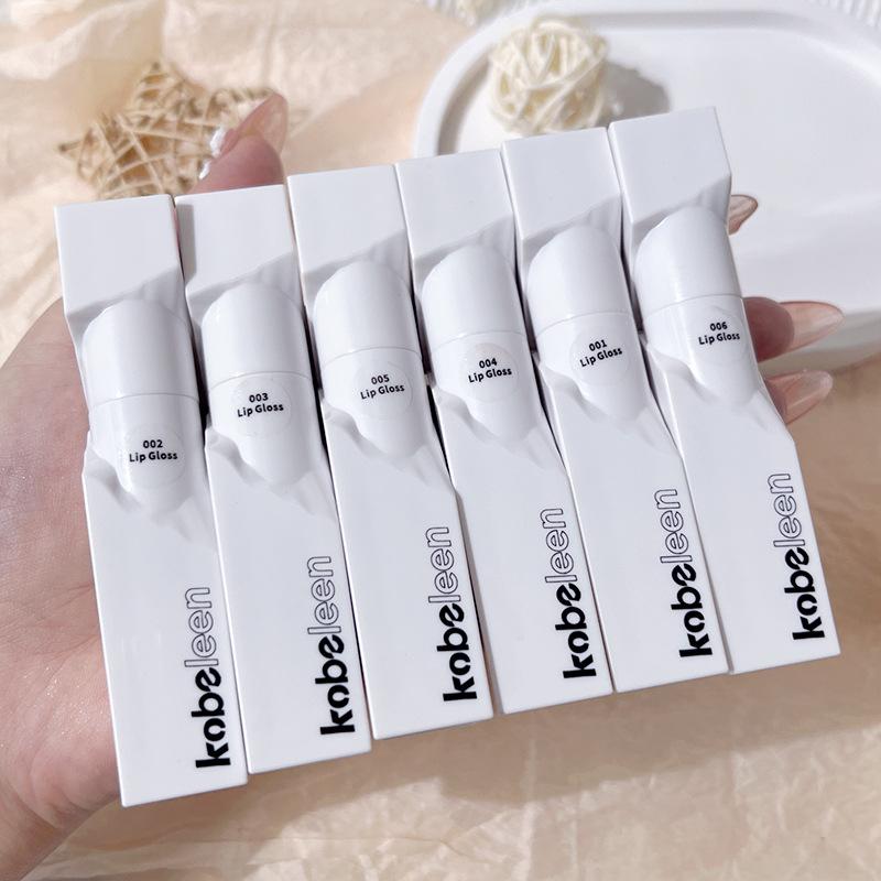 Irregular Lip Glaze Matte Velvet Lip Clay Grey Powder Low Saturation Vegan White Versatile Not Picky Skin