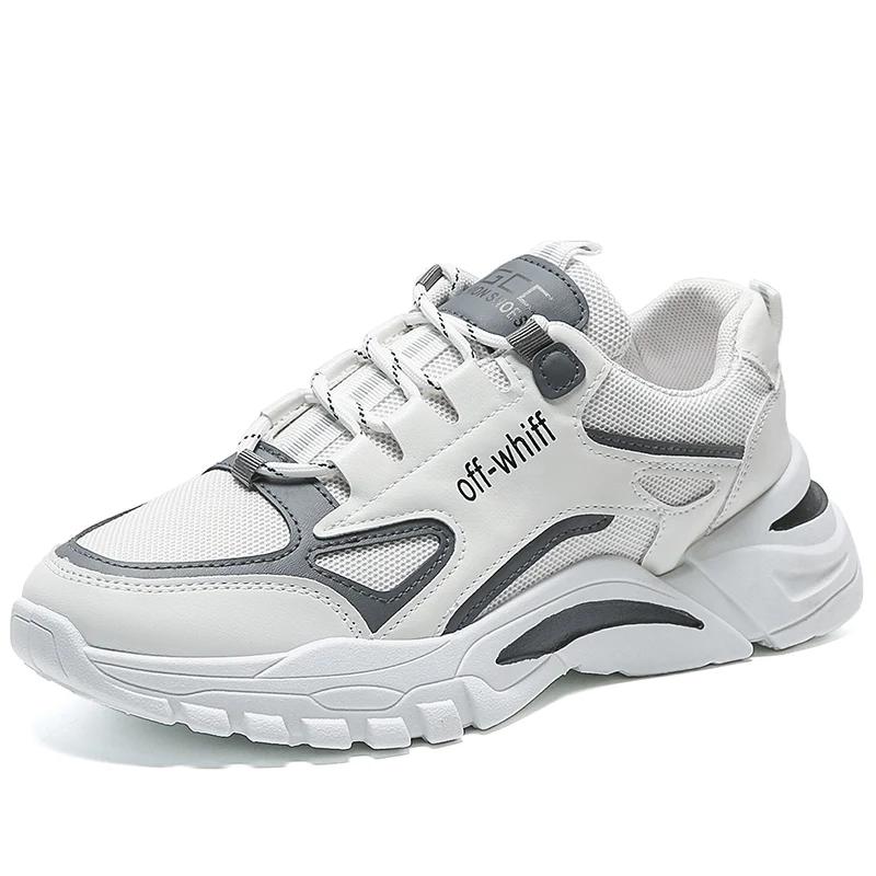 

2024 Мужские кроссовки, модные, новые, роскошные, дизайнерские, баскетбольные, спортивные, на толстой платформе, удобные, на мягкой подошве, мужские, папины туфли 39 белый