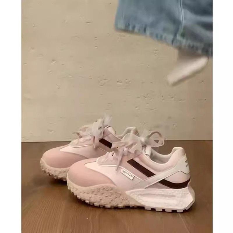 Small man invisible inner height increase 7CM German training shoes 2025 spring casual versatile Forrest Gump sports shoes height increase women'