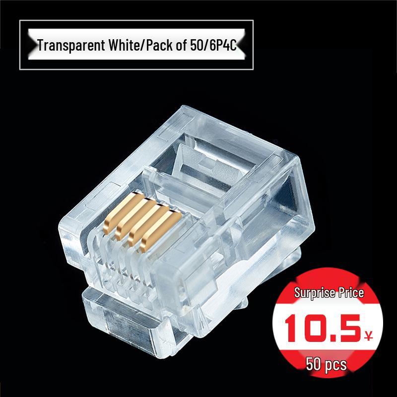 Cat 6A/5E Geschirmter RJ45 Gigabit-Netzwerkkabel-Stecker für Breitband und Telefon