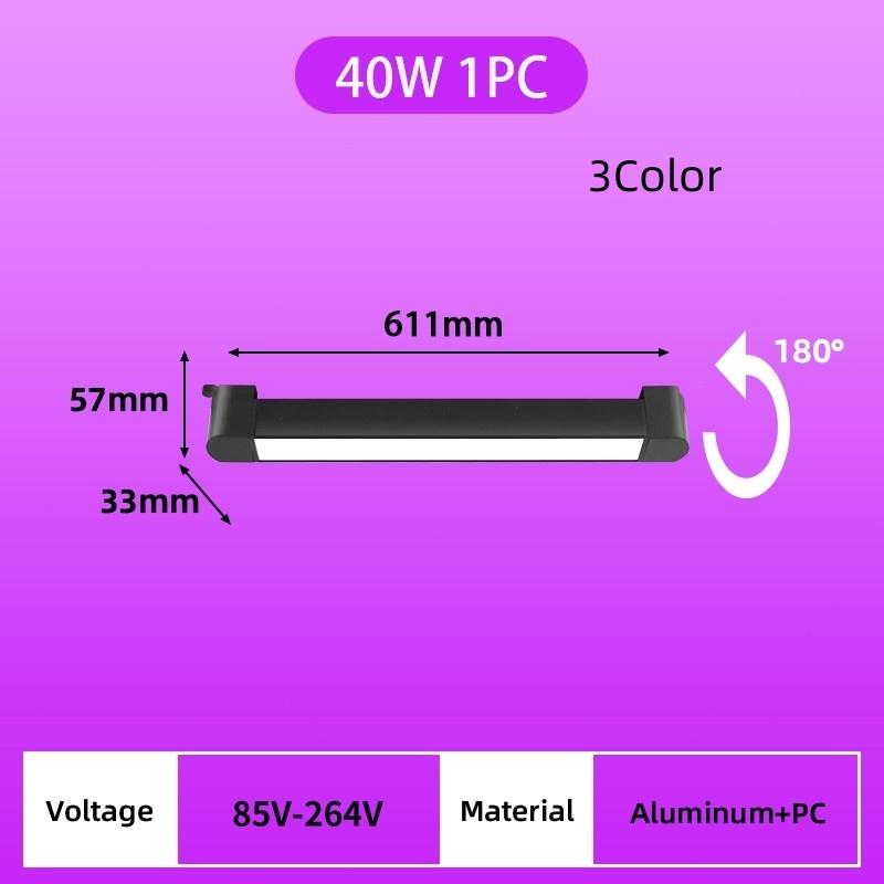 LED Track Light Aluminum Linear Track Ceiling Lamp COB Rail Spotlight Living Room Bedroom Decor Lighting Fixture