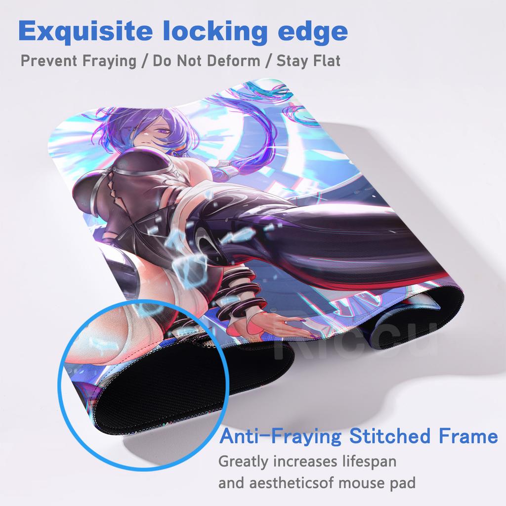 Tapis de Souris XXL Impression HD Set de Table Zenless Zone Zero ZZZ Promeia Accessoires PC kawaii Fille Anime Tapis de Souris Bureau Tapis de Bureau