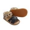 1 Pair Baby Sandals Newborn Babies Girls Non\-slip Open Toe Design Walking Sandals Leather Shoes