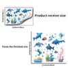 Marine Seabed Creature Stickers for Home Decor - Ideal for Living Room, Bathroom, Children's Room Wall Decorations