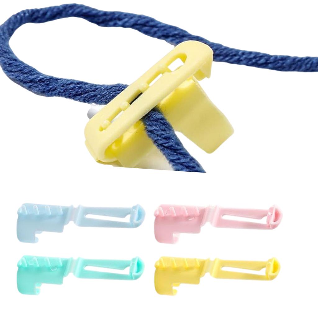 4 Pcs Yarn Guide Rings Handmade Crochet Tension Rings Knitting Tool Adjustable Companion Rings Knitting Accessories