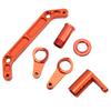RC Steering Assembly Aluminum Alloy Replacement   Upgrade Repairing Parts for JLB 1Celsius10 Trucks