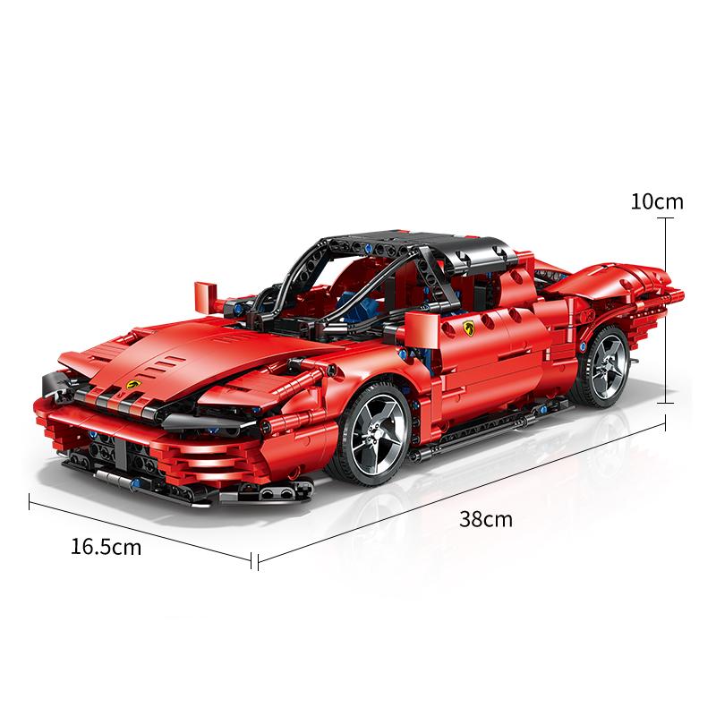 Technical Building Blocks 1400PCS Model Racing Sport Car City Mechanical Speed Vehicle Supercar Brick Puzzle Toys Kid Adult Gift