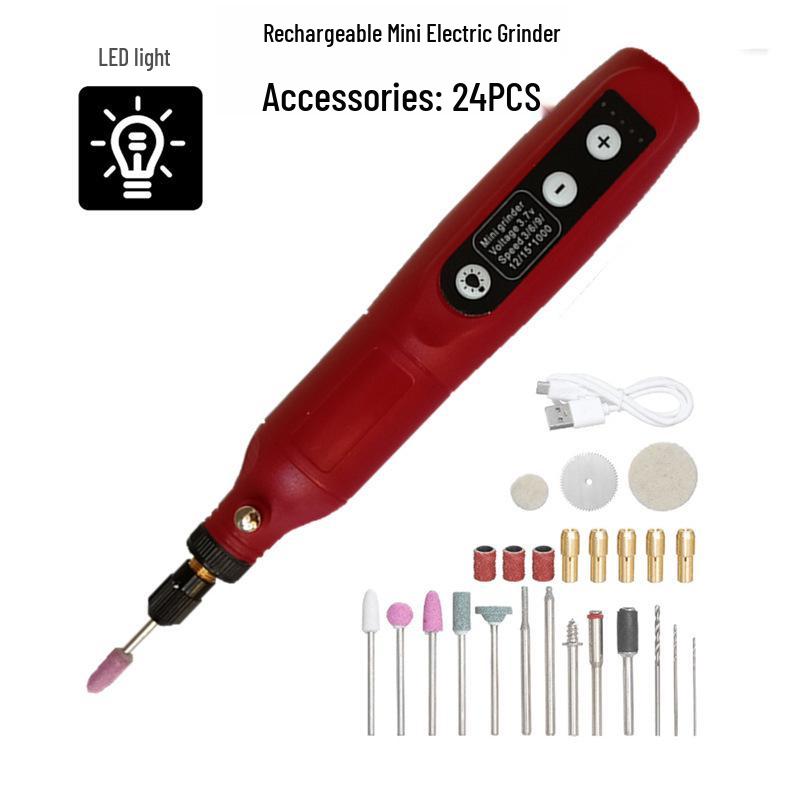 Variable Speed Electric Engraving Pen and Grinder for Jade and Pet Nails