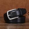 Vegetable Tanned First Layer Cowhide Men's Genuine Leather Belt Men's Casual Retro Pin Buckle Belt