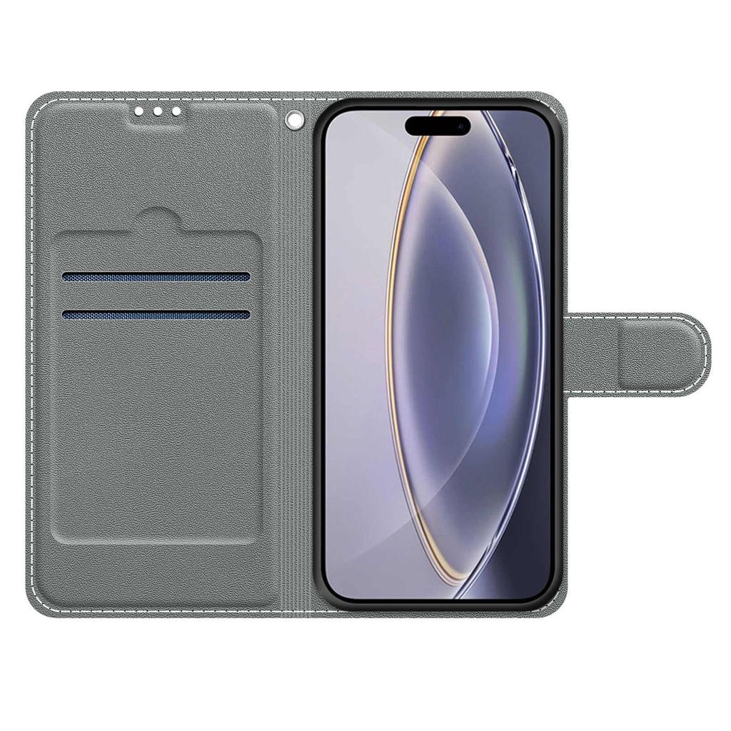 Luxury Painted Leather Case Wallet Book Style Protective Cover for Apple iPhone 16 15 14 13 12 11 Pro Max 16Pro 15Pro XR XS Max 7Plus 8Plus SE4