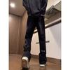 JYL Men's Straight Jeans  Spring Vintage Versatile Loose Wide-Leg Denim