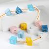 Baby Benefit Intelligence Early Education Shape Sesele Baby Hand-Eye Coordination Training Children's Cognitive Enlightenment Wooden Toys
