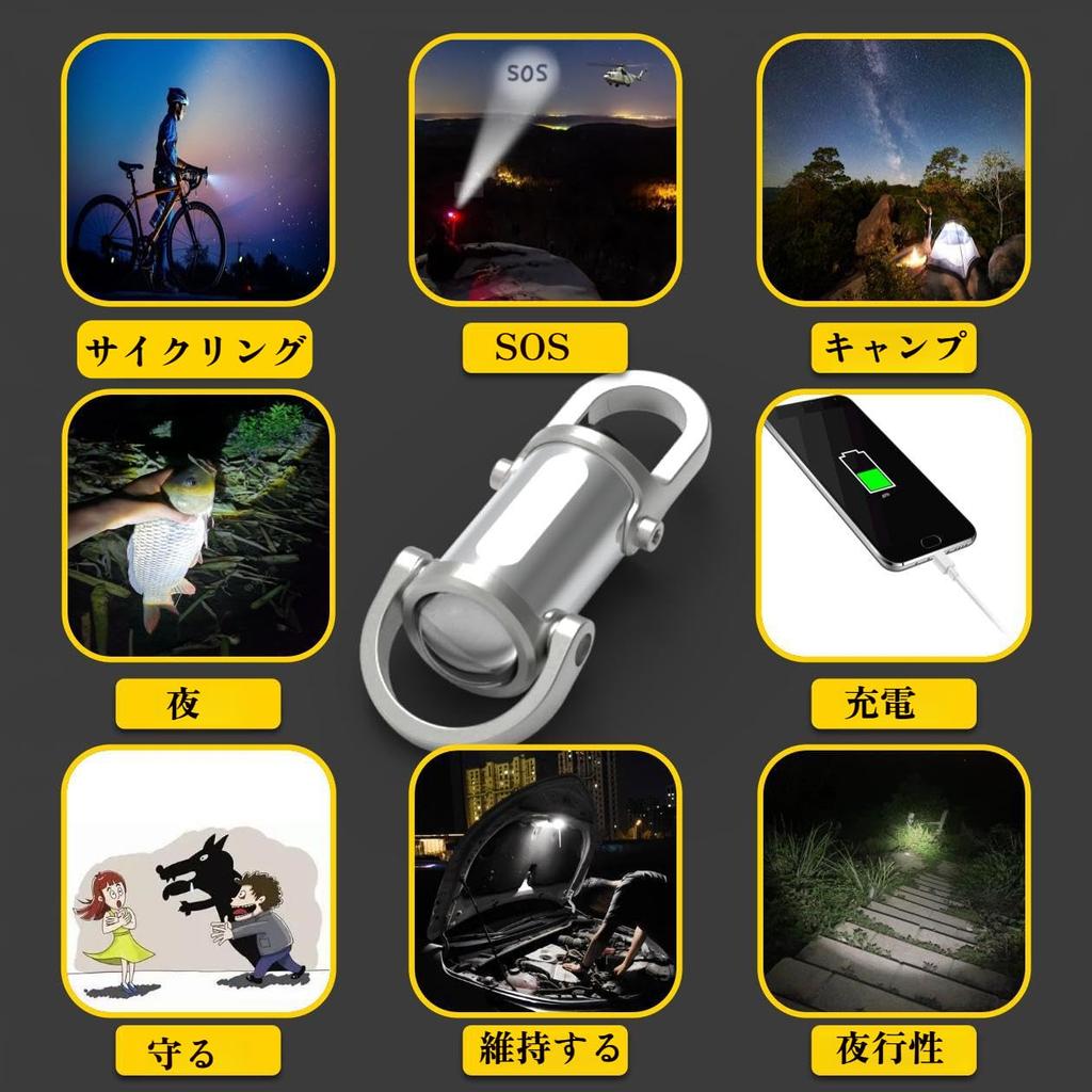 [Yizibuur] LED Keychain Light, Small Flashlight, 1/2/3 Pieces (2025 Enhanced