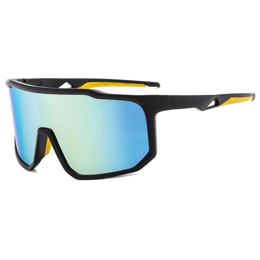 Men's Women's Outdoor Sports European American Cycling Sunglasses Large Frame Bicycle Cross-border New UV Resistant Glasses