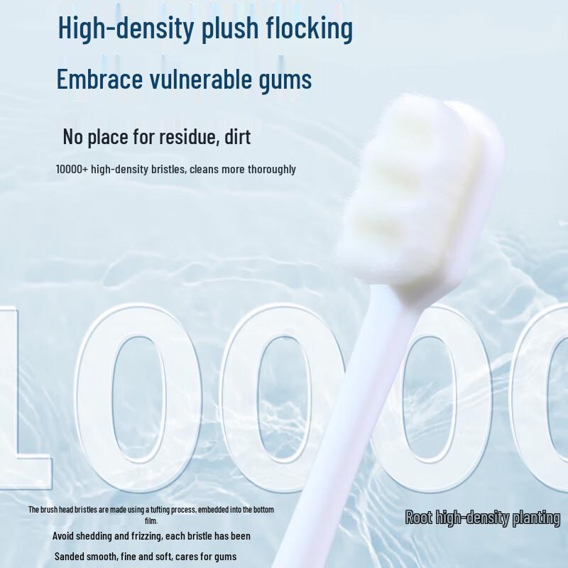 OWI Nano Super Soft Bristle Toothbrush - 2 Pack