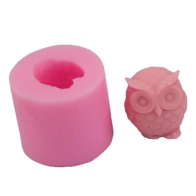 New 3D Owl Shape Cake Decorating Fondant Silicone Sugar Craft Molds