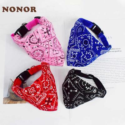 Nastavitelný trojcípý obvaz pro domácího mazlíčka psa kočku pratelný šátek bandana obojek bryndáčky kočičí krční dekor narozeninová párty převlek