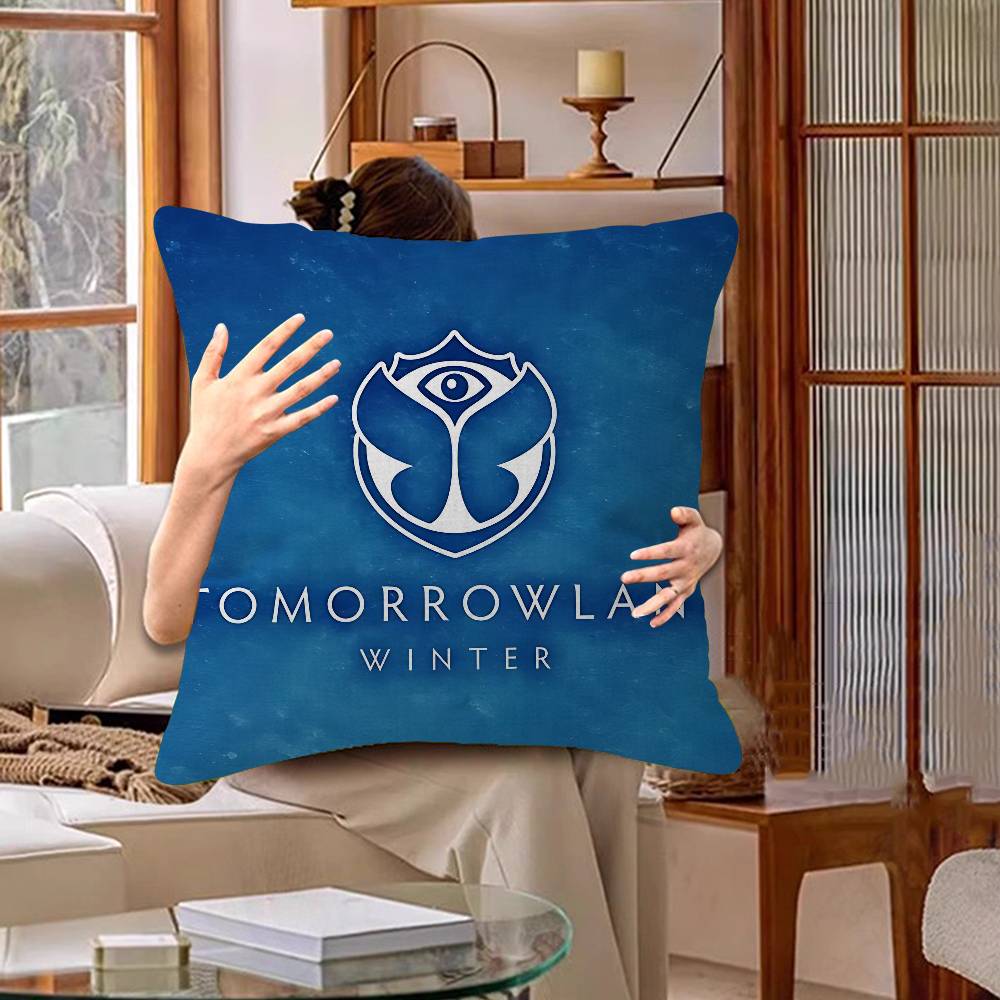 T-Tomorrowland Music Office Cushion Pillowcase Car Cushion Cover45X45Cm Lumbar Pillowcase Sofa Pillowcover