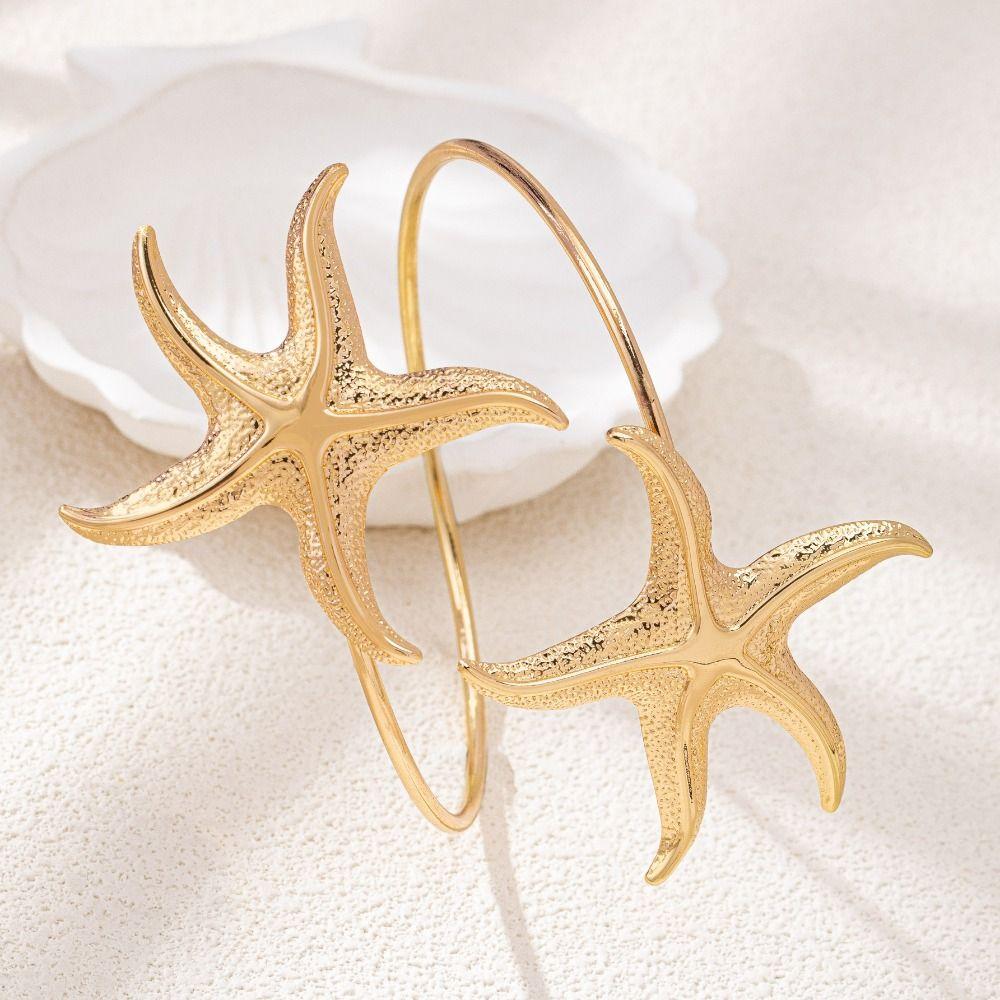 Metal Opening Arm Bracelet Gold Color Arm Bracelet Glamorous Armlet  Women's Accessories