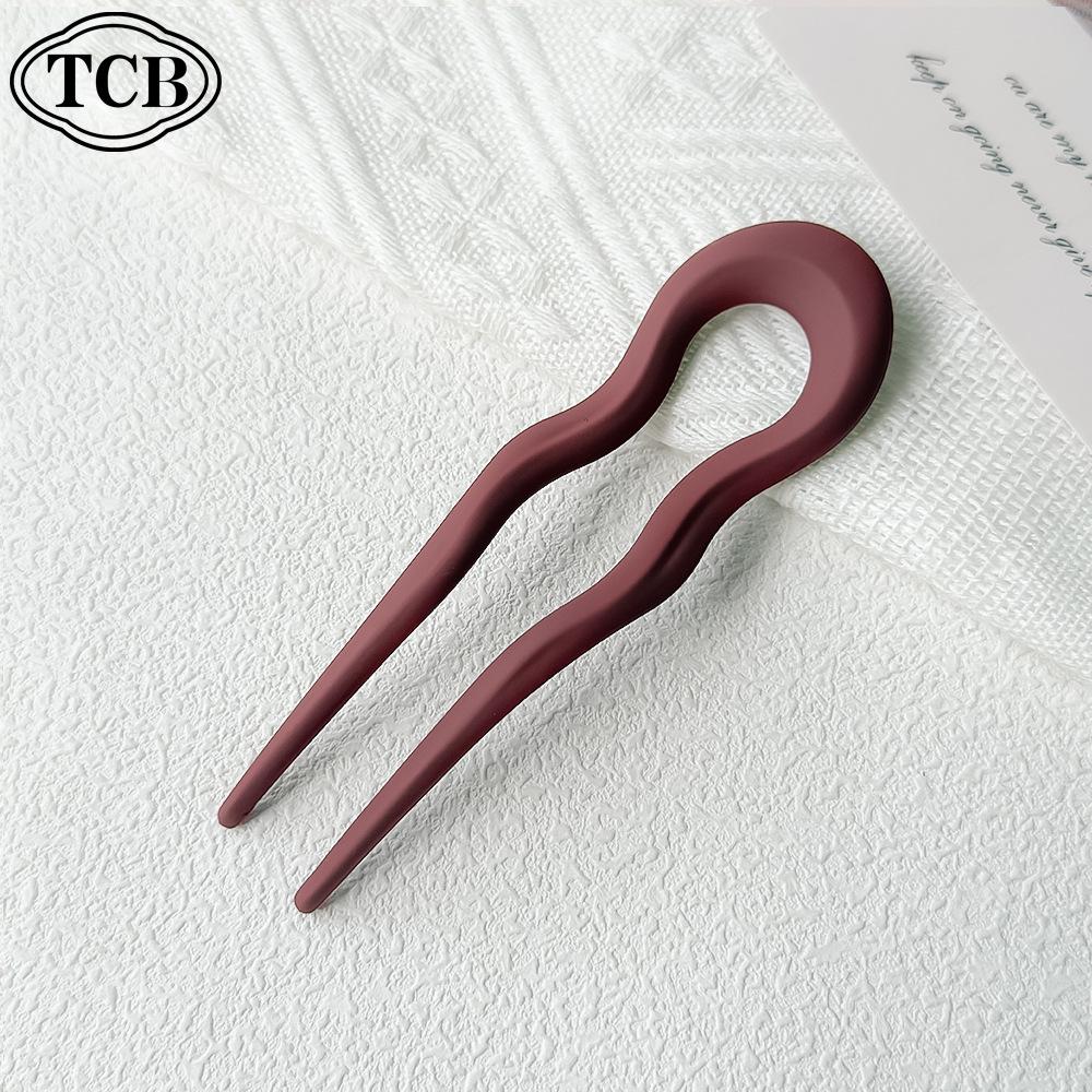 Elegant 2025 U-Shaped Japanese Korean Hairpin Clip for Buns