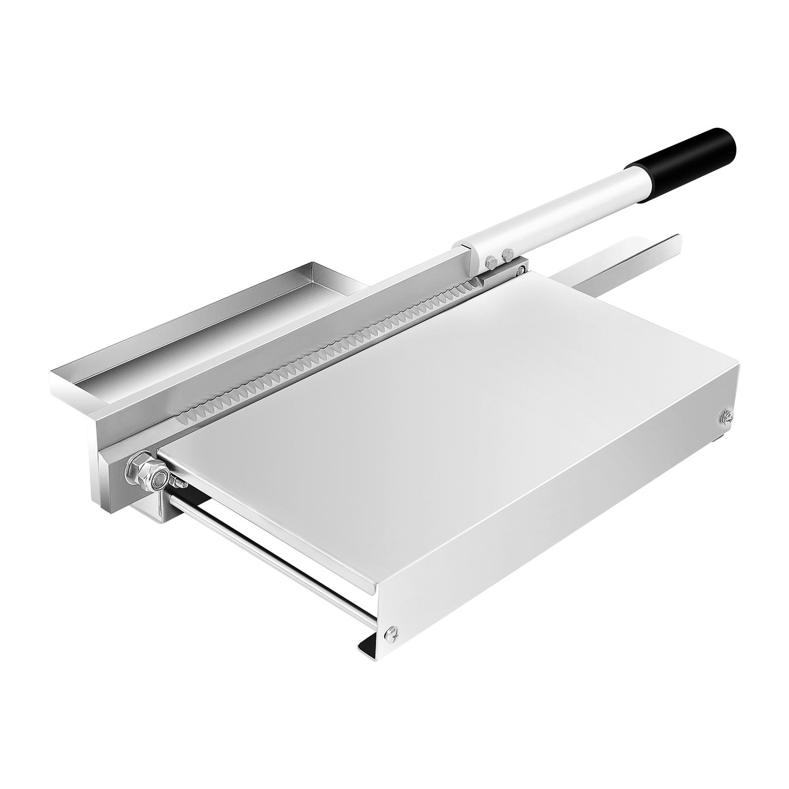 

Heavy Duty Stainless Steel Bone Cutter Guillotine, Thick Blade & Long Handle for Beef Pork Ribs Poultry Chop серебряный