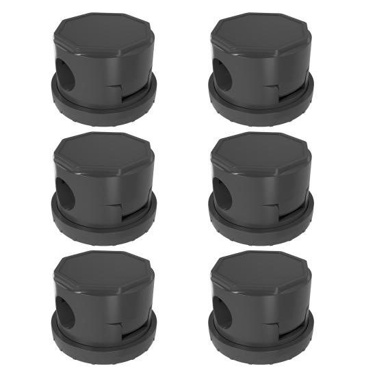 Magnetic Cable Organizer 360-degree Rotating Cable Holder Self-Adhesive Cable Management Clip for Desk Home Office Car