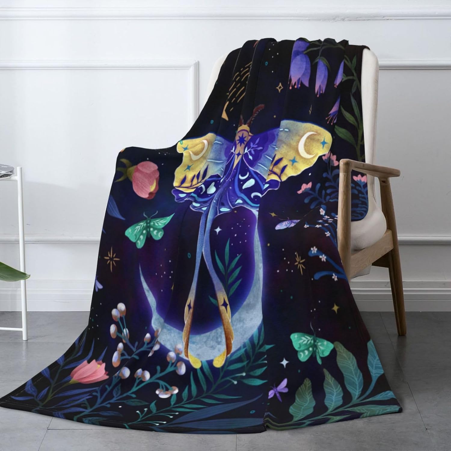 

Soft Fluffy Cat Pattern Blanket, Cute Feline Design Cozy Throw Blanket for Adults Kids Pet,Lightweight Warm Plush Fleece Blanket 30x40in
