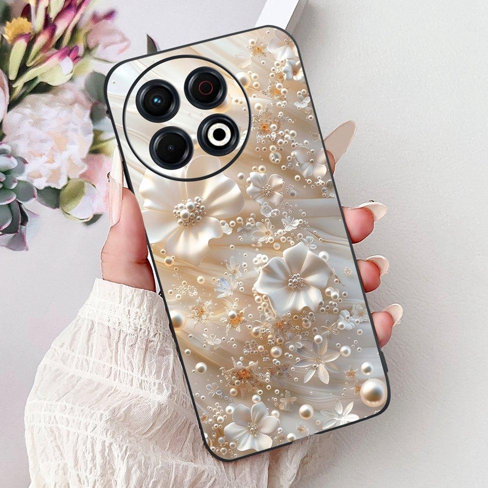 Voor Techno Spark 30 Pro 4G KL7 Cover Voor Tecno Spark 30 Pro 4G Hoesje Luxe Vlinder Liefde Mode Bloemen Cool Leeuw Schattig Geschilderd