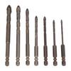 7 Stück Mauerbohrer Set Sechskantschaft Betonbohrer für Zement Glas Holz Fliese Ziegel 312mm