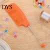Hair Styling Comb DIY Beaded Comb, Fine Teeth Rat Tail Customizable with Blank Bar, Plastic Detangling for Men Women Stylist