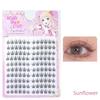 Large Capacity Glue Required  False Eyelashes, 10raws, 11-17mm,high Quality,40+version,professional eyelashesMakeup