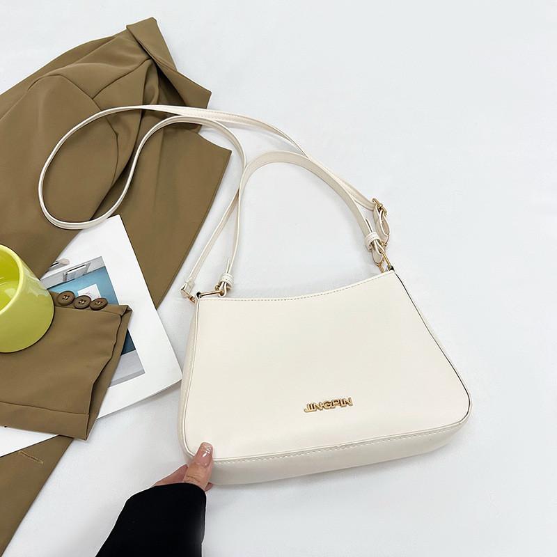 Trendy Spring Solid Color Underarm Bag For Women Chic Stylish Shoulder Bag