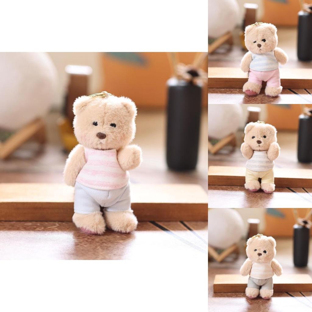 Plush Bear Keychain With Soft Short Pile Fabric For Kids And Teens
