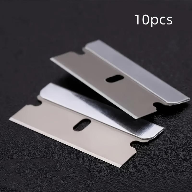 

Промышленные лезвия, Лезвие для вскрытия коробок с одним лезвием, Металлическое лезвие для замены без инструментов, Подходит для вскрытия коробок, Снятия краски, Дома