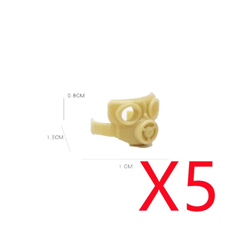 MOC Building Blocks Characters Soldier Accessories Military Camouflage Helmets Gas Masks Flamethrowers Brick Toy Gifts R067 DIY