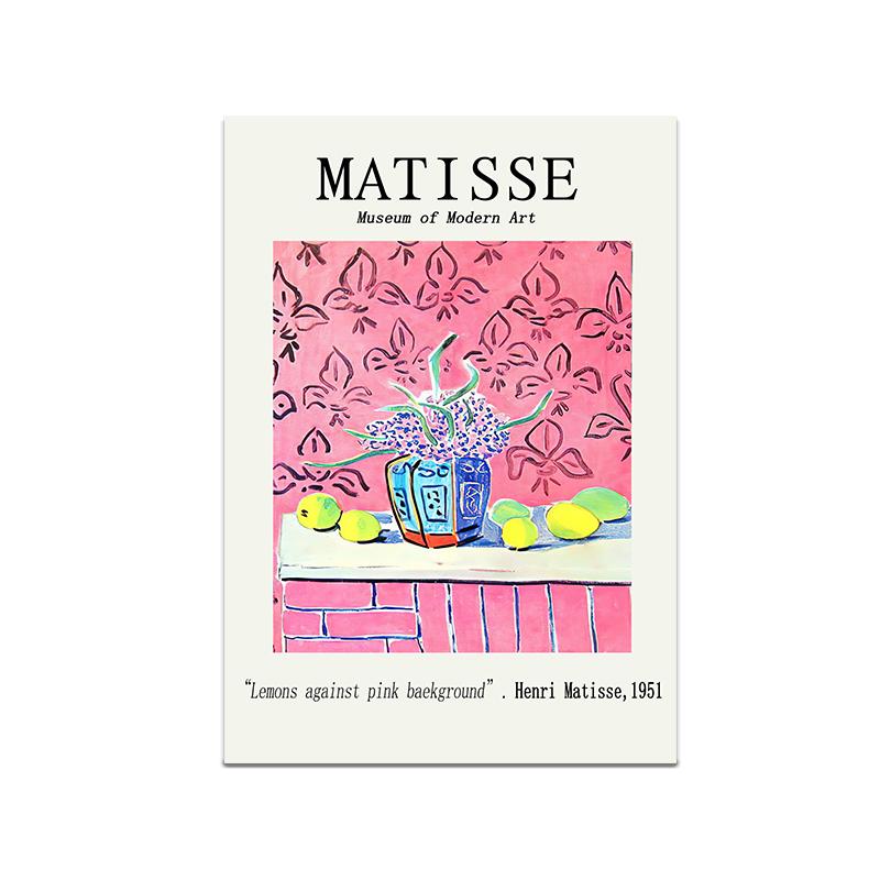 Abstrakte Linien Leinwandmalerei Poster Nordisch Matisse Wandkunst Druck Dekoratives Mädchenbild Modernes Wohnzimmer Heimdekor Ungerahmt