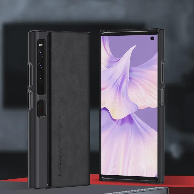 Huawei Mate XS2 Sheepskin Protective Case - Full Coverage Folding Screen Anti-Fall Cover for 5G Mobile.