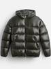 Herren Kapuzenjacke aus Baumwolle | Einfarbige Winter Freizeit Sportbekleidung - Hochwertiger Kälteschutz